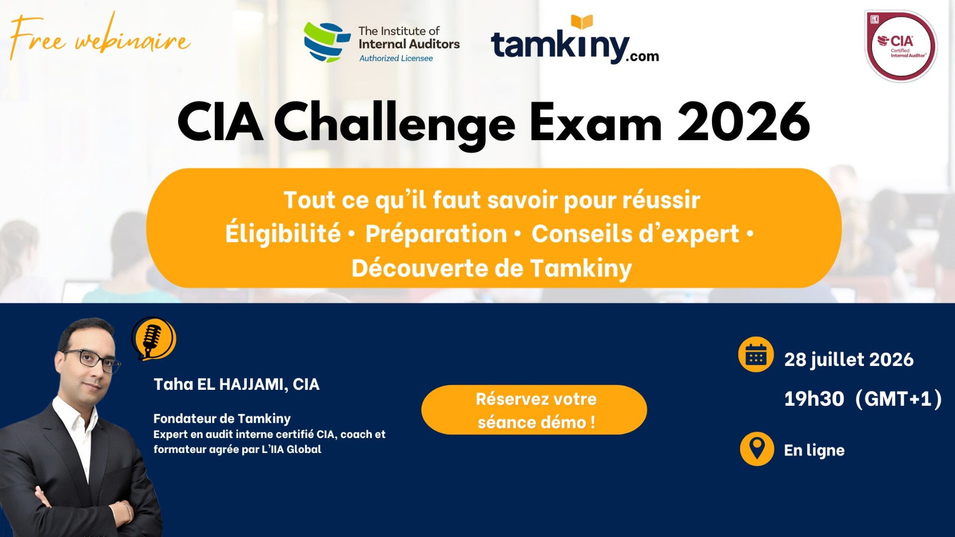Webinaire gratuit — CIA Challenge Exam 2026